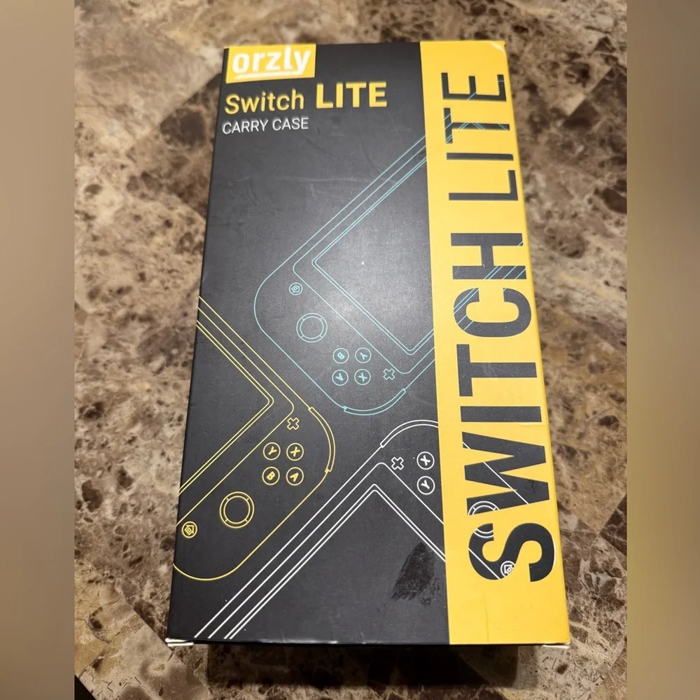 Switch Lite Carry Case - Black and Yellow